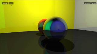 Realtime GLSL raytracer.
