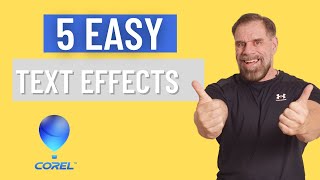 5 Easy text effects, corel Videostudio 2022