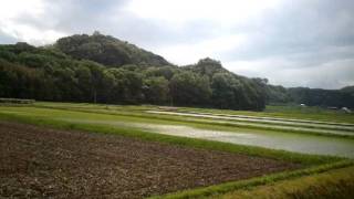 JRサンライズ出雲から見る大山