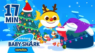 Tiburón Bebé de Nariz Roja y más villancicos navideños | +Recopilación |  Baby Shark en Español