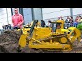 XXXL 180KG!! RC MODEL CAT CATERPILLAR DOZER IN ACTION!! *CAT D11T RC HYDRAULIC DOZER