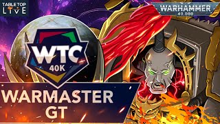 WTC Warmaster 2024 Singles GT - Warhammer 40k Tournament - Day 1