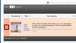 Accessing the OHS module