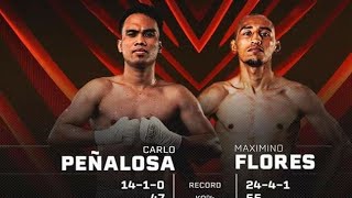 Carlo Penalosa vs  Maximo Flores |For the IBO-World championship Bouts