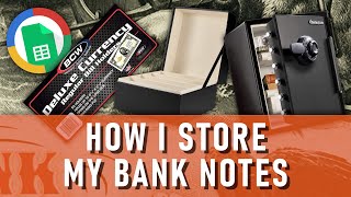 What Do I Use? Where Do I Keep My Collection? #banknotes #currency #money How I store My Bank Notes