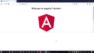build angular7 in docker files and docker compose