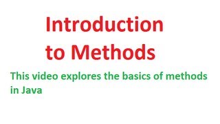 Methods - Boolean Methods