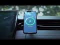 mcdodo built in retractable cable magnetic wireless car charger ch 300