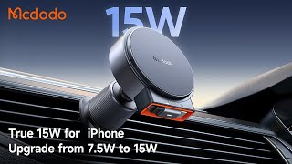 Mcdodo Built-in Retractable Cable Magnetic Wireless Car Charger CH-300