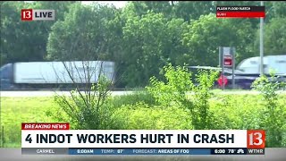 INDOT workers injured