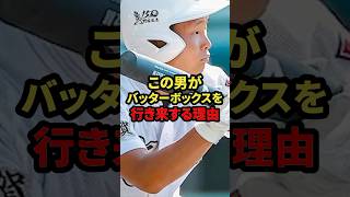 この男がバッターボックスを行き来する理由 #プロ野球 #野球 #shorts