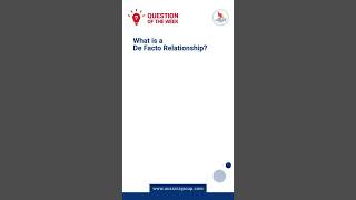 What is a De Facto Relationship?