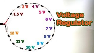 Voltage Regulator | How to Make a Voltage Regulator using diode