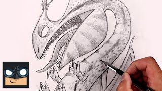 How To Draw a Dragon | Fireworm | Dragons of Berk