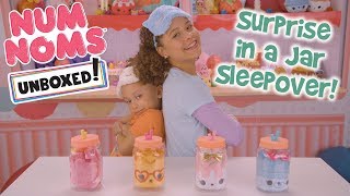 UNBOXED! | Num Noms | Season 2 Episode 5: Surprise in a Jar Sleepover!