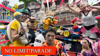 【4K】NO LIMIT!PARADE ルートの最後は結構見やすいけど、ダンスタイムはない【USJ ユニバ ノーリミットパレード】