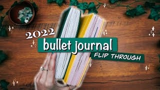 2022 bullet journal flip through | complete year | creative journaling