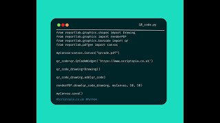 Python ReportLab - Generate QR codes