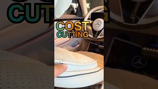 Cost-cutting on a $100,000 Mercedes S-Class