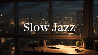 Mellow Late Night Jazz Instrumental - Smooth Sleep Jazz for Deep Relaxation and Calm Vibes