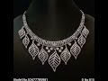 cz collar necklace latest exclusive design set manufacturers u0026 exporters of cz jewellery