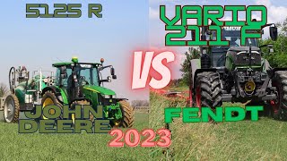 JOHN DEERE 5125 R VS FENDT VARIO 211 F #tractor #top #johndeere #fendt