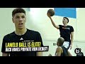 LaMelo Ball vs NBA Pros at Rico Hines Private Runs!! Melo PROVES His ELITE Passing!!