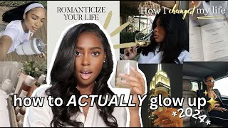 HOW TO * ACTUALLY* GLOW UP & REINVENT YOURSELF in 2024| a step by step guide to CHANGING YOUR LIFE