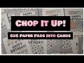 Turn a Full 6x6 Paper Pad into A HUGE Pile of  Birthday Cards! Quick, Easy and Cute Handmade Cards!