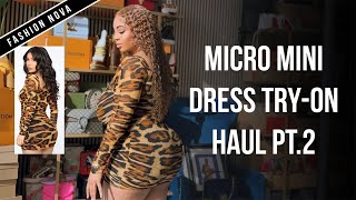 Micro-Mini Dress Clothing Haul Pt 2