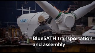 Part 2. BlueSATH floating wind prototype transportation and assembly