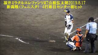 福井ミラクルエレファンツ#7山根弘太朗2019 08 17新潟戦（フェニスタ）