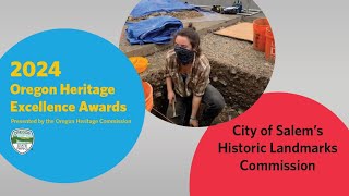 2024 Oregon Heritage Excellence Award: City of Salem's Historic Landmarks Commission
