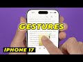iPhone 17 : How to Use Gestures on the Screen