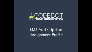 LMS - Assignment Profile