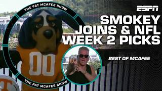 Smokey makes a special appearance 🔥🙌 + Week 2 NFL Picks 🏈 | Best of McAfee