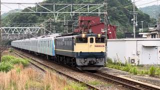 【甲種輸送】EF65 2067牽引西武40000系40158F 川崎重工出場甲種輸送