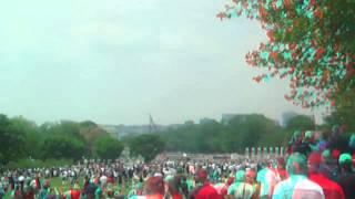 VE Day 70th Anniversary Flyover, Taps and Missing Man Formation