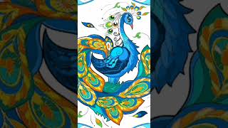 Beautiful peacock design🦚