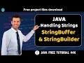 Java tutorial #46 | Handling strings - StringBuffer and StringBuilder | Java course for beginners
