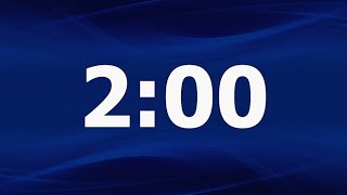 2 Minute Timer (Plain Blue) With End Alert | Springdale Public Schools