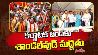 Sandalwood Actress Support to Karnataka Bandh | కర్ణాటక బంద్‌కు శాండల్‌వుడ్ మ‌ద్ద‌తు #sandalwood