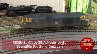 ZS35ASL Class 35 Activedrive SL Soundfile for Zimo Decoders DCC Soundfit