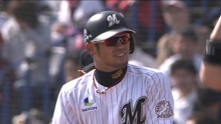 【プロ野球パ】速攻！今江タイムリーでロッテが初回先制 2015/04/18 M-H