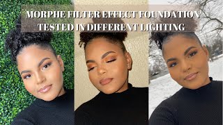 MORPHE FILTER EFFECT FOUNDATION 'TAN 24' | IS IT WORTH IT?! FIRST IMPRESSIONS, D