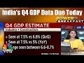 India's Q4 GDP Data Due Today | Power Breakfast (Part 2) | CNBC TV18