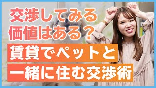 交渉してみる価値はある？ 賃貸物件でペットと一緒に住むためのポイントを解説！【初心者必見！賃貸暮らしガイド】