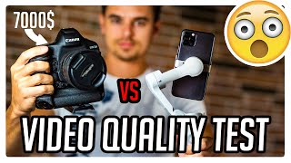 I compared the iPHONE 11 PRO with a $7K CANON 1DX Mark ii and it was shockingly...