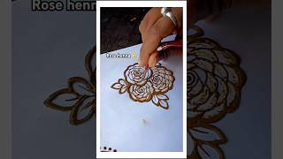 #rose #henna #shortfeed #shorts #mehandi #mehndidesign