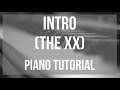 How to play Intro by The XX - Piano Tutorial